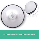 nzmegabuy bar stool chrome base with rubber floor protector ring for scratch prevention on hard flooring
