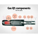 nzmegabuy bar stool gas lift mechanism components diagram showing internal cylinder parts and safety features