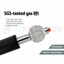nzmegabuy SGS-tested gas lift mechanism for adjustable swivel bar stools with durable steel construction