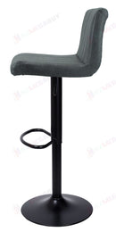 Bar Stool Kitchen Dining Chairs Bar stools PU PVC Leather Gas Lift (Marble Grey)  2 Pcs , 4 Pcs