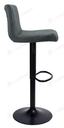 Bar Stool Kitchen Dining Chairs Bar stools PU PVC Leather Gas Lift (Marble Grey)  2 Pcs , 4 Pcs