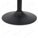 nzmegabuy bar stool circular black metal base with floor protector on a white background