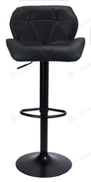 Bar Stool Kitchen Dining Chairs Bar stools PU PVC Leather Gas Lift (Black)2 Pcs , 4 Pcs