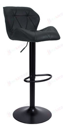 Bar Stool Kitchen Dining Chairs Bar stools PU PVC Leather Gas Lift (Black)2 Pcs , 4 Pcs