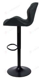 Bar Stool Kitchen Dining Chairs Bar stools PU PVC Leather Gas Lift (Black)2 Pcs , 4 Pcs
