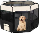 Pet Playpen Soft Crate Cage Portable Black 2XL * 150 x 150 x 98cm