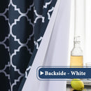Blockout Curtain Eyelet  2PC Moroccan Navy Blue * 4 Sizes