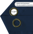 New curtains Blockout readymade Navy Blue * Eyelets   4 sizes