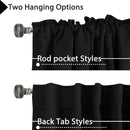 Blockout Curtain Black 4 Sizes