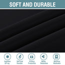 Blockout Curtain Black 4 Sizes