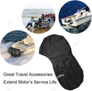 600D Tough Full Outboard Boat Motor Engine Cover Dust Rain Protection * 5 Sizes