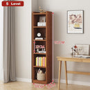 Bookcase Display Shelf Storage Cabinet Stand Home Office Bookshelf  * Dark Brown