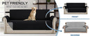 Sofa Covers Quilted Couch Lounge Protector  Waterproof ' Black *4 Sizes