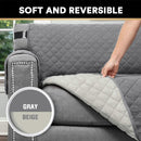 Sofa Covers Quilted Couch Lounge Protector  Waterproof ' Dark Grey *4 Sizes