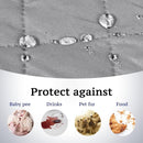 Sofa Covers Quilted Couch Lounge Protector  Waterproof ' Light Grey *4 Sizes