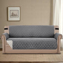 Sofa Covers Quilted Couch Lounge Protector  Waterproof ' Dark Grey *4 Sizes