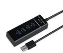 4 Port USB 3.0 Multi High Speed HUB Splitter Expansion Desktop Laptop