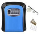 Weather Resistant 4 Digit Wall Mounted Key Safe Box Storage * 4 Colors