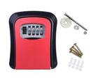 Weather Resistant 4 Digit Wall Mounted Key Safe Box Storage * 4 Colors