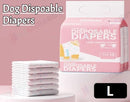 Pet Diapers Leakproof Disposable Dog Menstrual Physiological Pants 10PCS/Bag * 5 Sizes
