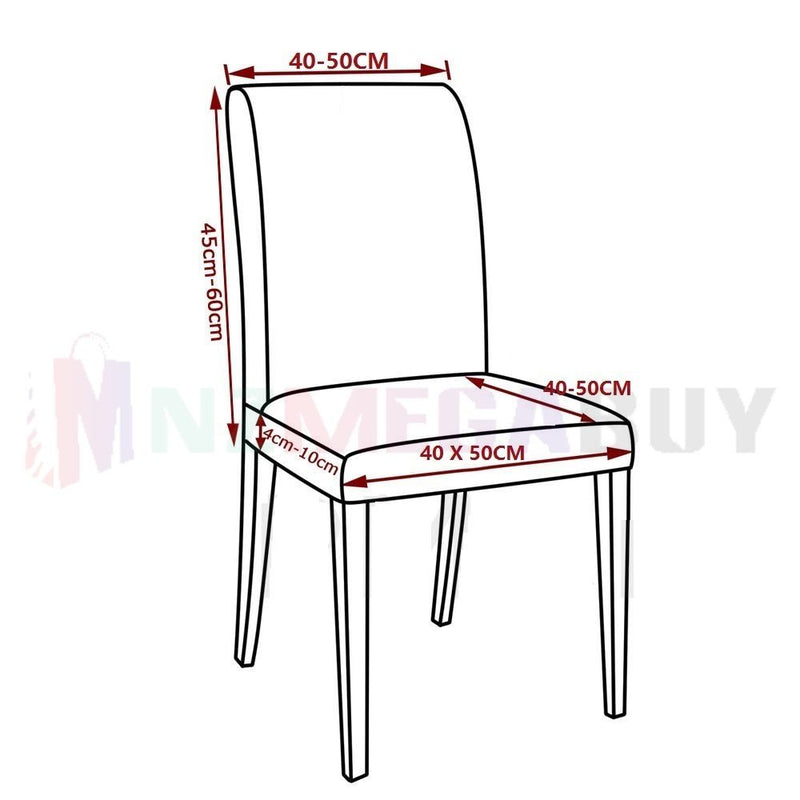 Elastic chair covers 4pcs