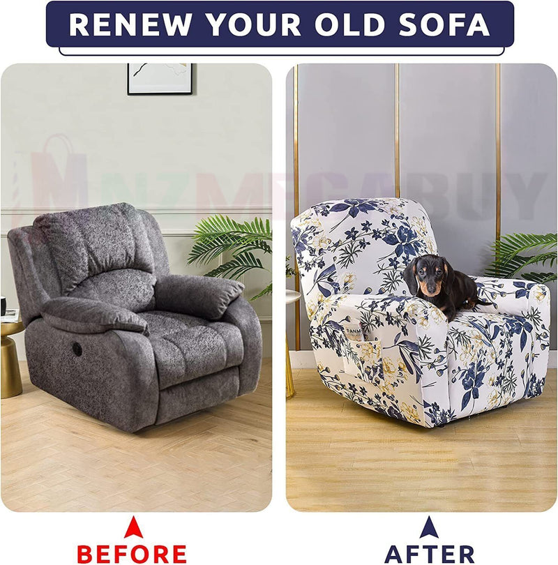 Recliner Chair Cover * Flower Cove