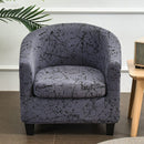 Tub Chair Cover + Cushion Cover Mia Grey * 2 Sizes