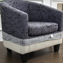 Tub Chair Cover + Cushion Cover Mia Grey * 2 Sizes