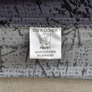 Tub Chair Cover + Cushion Cover Mia Grey * 2 Sizes