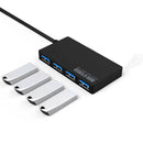 USB C HUB 3.0 4-Port Multi-Splitter OTG Adapter for Laptop Mac PC Android