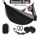 Single Camping Hammock – Black