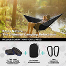 Double Camping Hammock – Black
