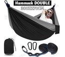 Double Camping Hammock – Black