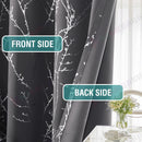 Brand New Blockout Curtain Eyelet *2pc readymade" 2 sizes Charcoal grey