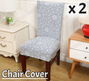 Chair Covers *Grey Art*Available In 2pcs and 4 Pcs