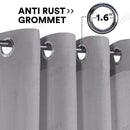 Brand New Sheer Curtain Eyelet *2panels Readymade"  Grey 3 sizes