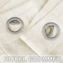 Sheer Curtain Eyelet 2pc  Ivory * 3 sizes