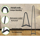 4x Metal Hairpin Legs Table Leg Retro Coffee Table Welded Leg " Black* 5 Sizes