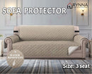 Sofa Covers Quilted Couch Lounge Protector  Waterproof * Khaki 4 Sizes