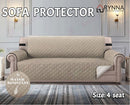 Sofa Covers Quilted Couch Lounge Protector  Waterproof * Khaki 4 Sizes