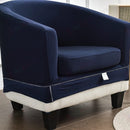 Tub Chair Cover + Cushion Cover * Navy Blue