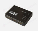 3 Port HDMI Splitter Switch Switcher Hub Box HDTV Ultra HD 4K 60Hz with Remote