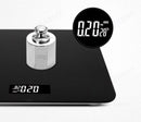 180kg Digital Fitness Weight Bathroom Gym Body Glass LCD Electronic Scale*White