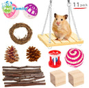 11pcs Hamster Toys Set  Guinea Pig