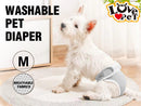 Female Pet Dog Puppy Washable Diaper Pants Sanitary Nappy "5 Sizes