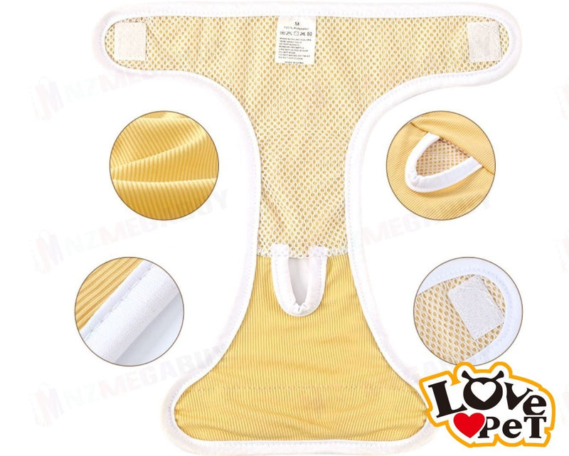 Female Pet Dog Puppy Washable Diaper Pants Sanitary Nappy "5 Sizes