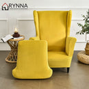 Wingback Sofa Covers Velvet  Sunshine