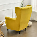 Wingback Sofa Covers Velvet  Sunshine