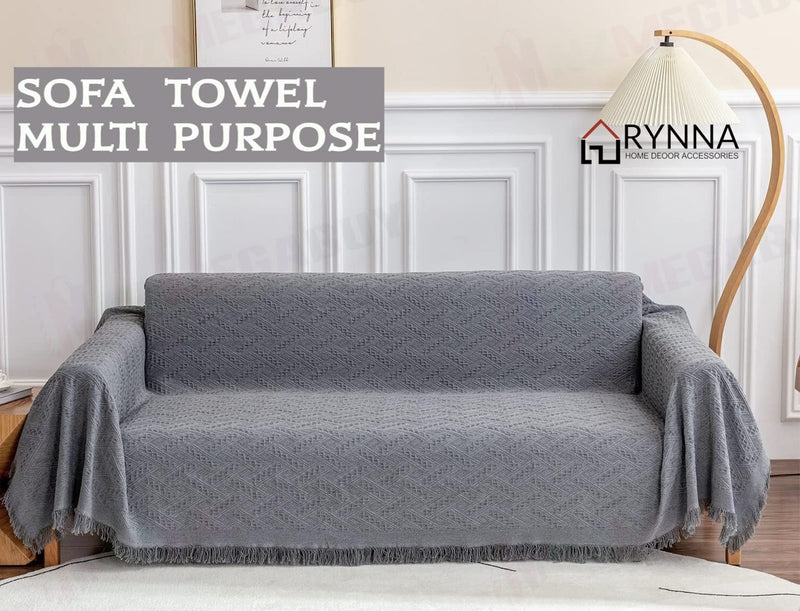 Sofa Blanket Sofa Cover, Grey * 4 Sizes