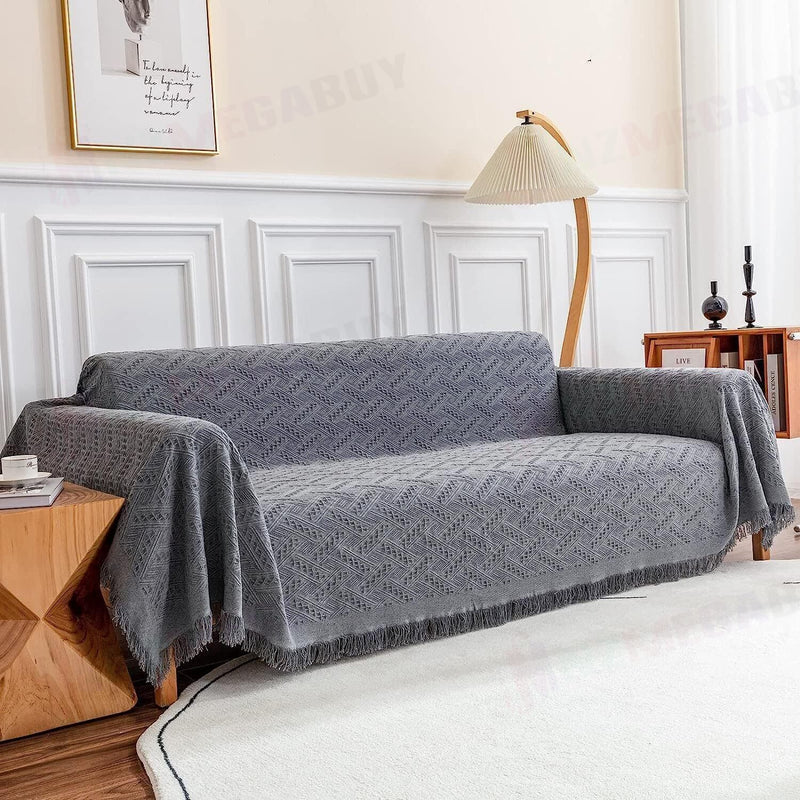 Sofa Blanket Sofa Cover, Grey * 4 Sizes